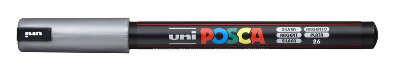 UNI POSCA MARKER PC-1MR/MD 805 silver