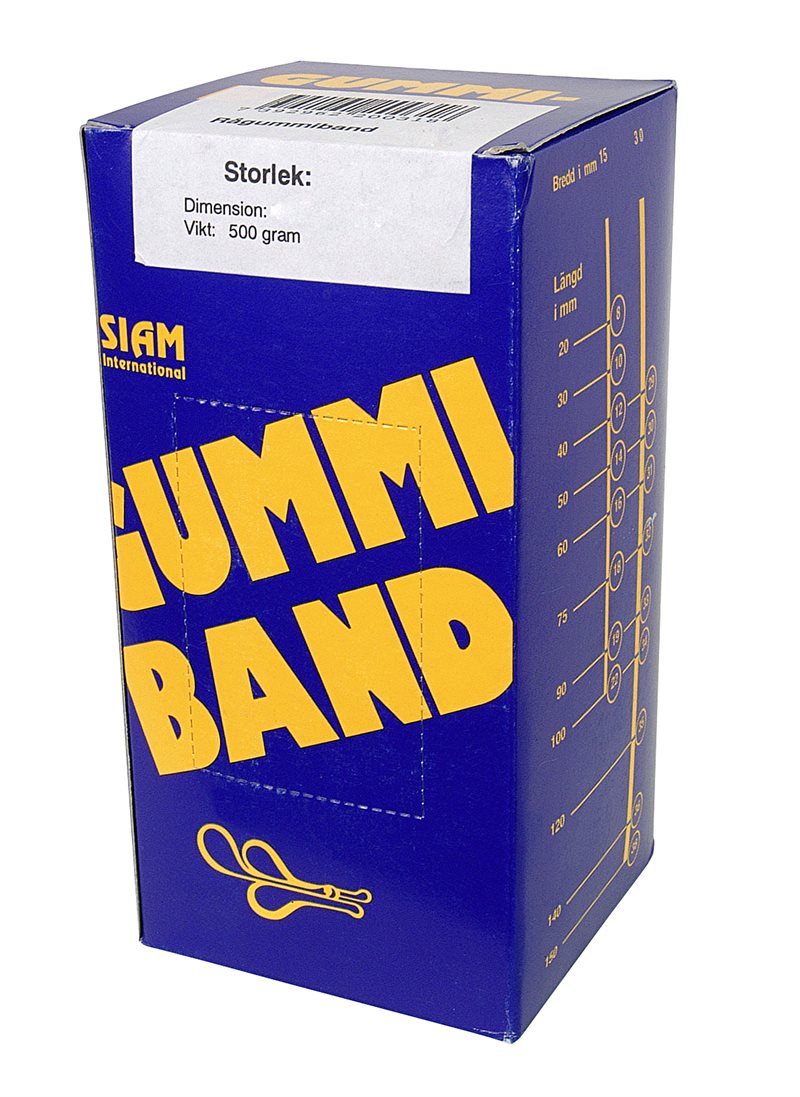 Gummiband nr. 33  90x3,0mm (500g)