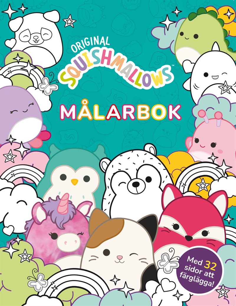 Squishmallows: Målarbok