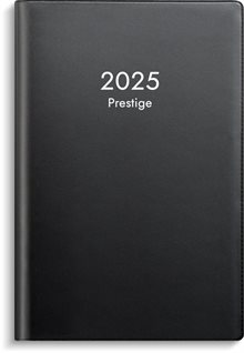 Kalender 2025 Prestige svart plast