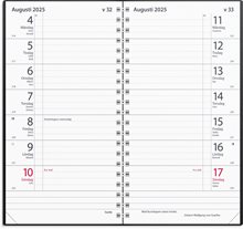 Kalender 2025 Plano svart plast